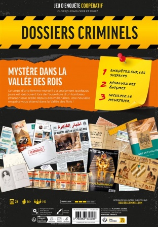 DOSSIERS CRIMINELS - MYSTÈRE DANS LA VALLÉE DES ROIS