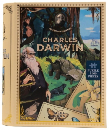 PUZZLE 1000 PIECES - CHARLES DARWIN : LA GALERIE DES LEGENDES 