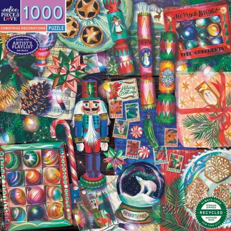 PUZZLE 1000 PIECES - CHRISTMAS DECORATION 