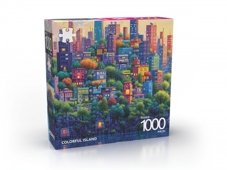 PUZZLE 1000 PIECES - COLORFUL ISLAND