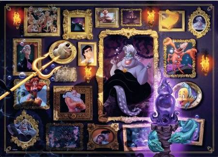 PUZZLE 1000 PIECES - URSULA COLLECTION DISNEY VILLAINOUS 