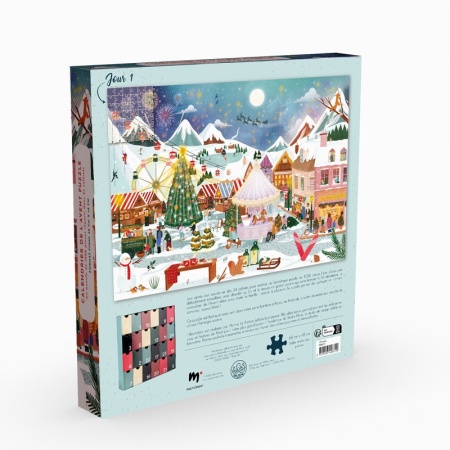 PUZZLE 1008 PIECES - CALENDRIER DE L\'AVENT VILLAGE NOEL 