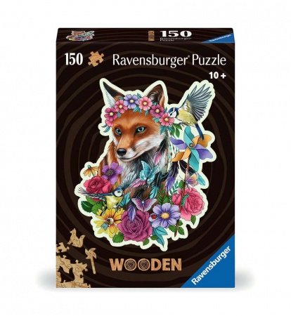 PUZZLE 150 PIECES EN BOIS - RENARD COLORE 