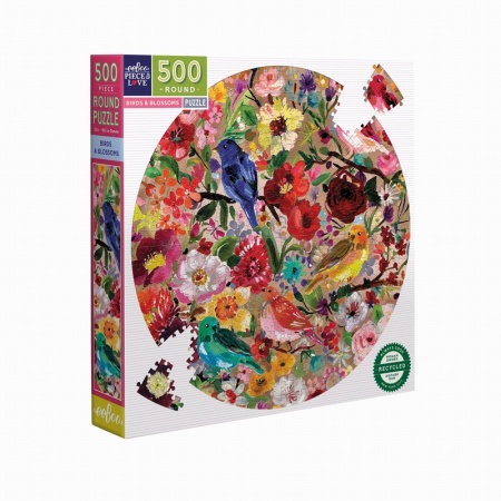 PUZZLE 500 PIECES - BIRDS AND BLOSSOMS