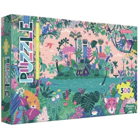 PUZZLE 500 PIECES - JUNGLE ENCHANTEE