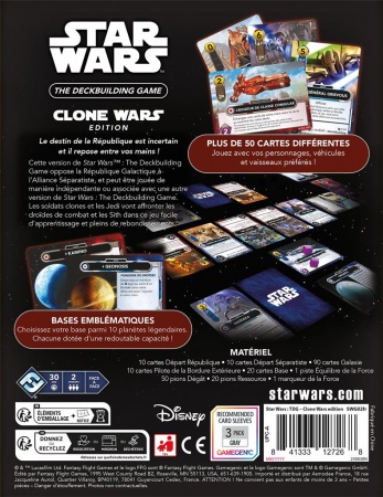 STAR WARS THE DECK BUILDUING GAME CLONE WARS