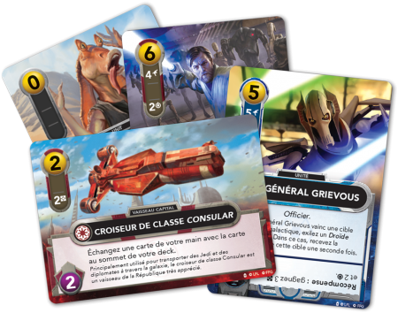 STAR WARS THE DECK BUILDUING GAME CLONE WARS